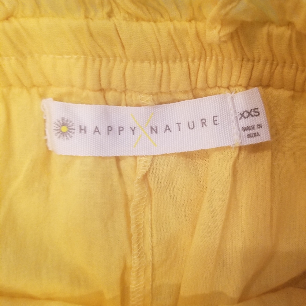 Yellow Happy Nature Dress XXS